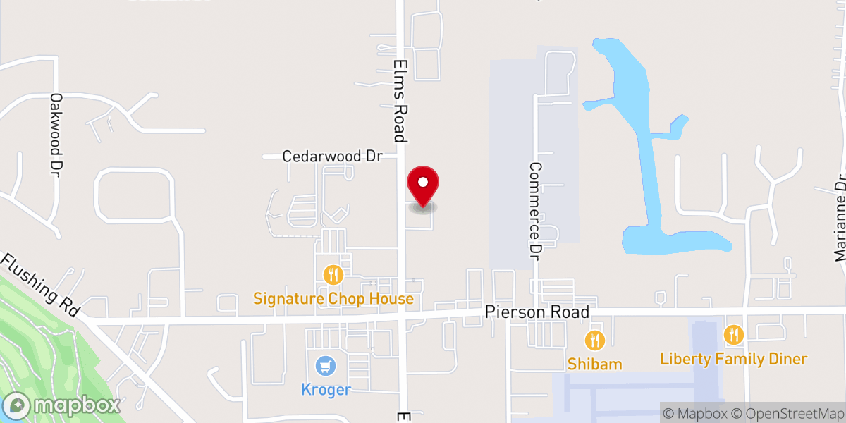 Map showing location of Casa Bianca Wedding Chapel and Reception Hall