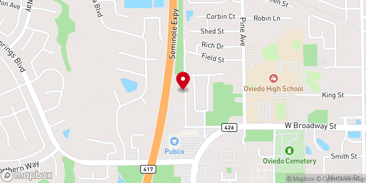 Map showing location of Mission Road Church of God In Christ