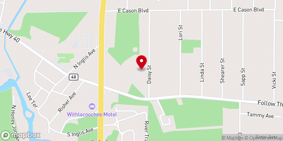 Map showing location of Jesus Is Ministries -