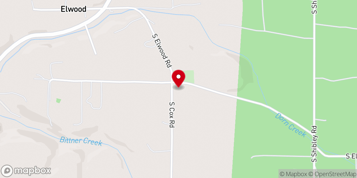 Map showing location of Mountain Home Church of Elwood, Oregon