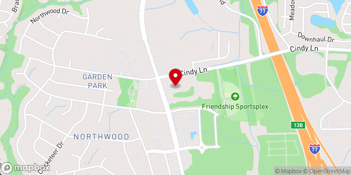 Map showing location of New Emmanuel Congregational Church