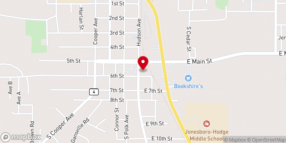 Map showing location of FINE WINE AND LIQUOR