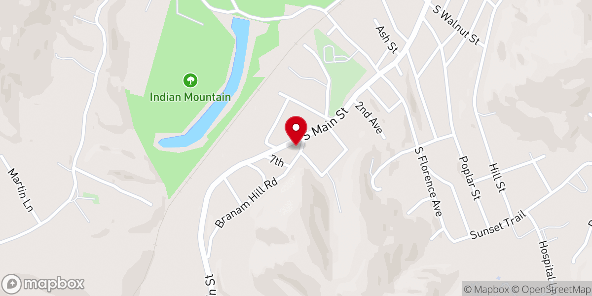 Map showing location of Jellico Church of God