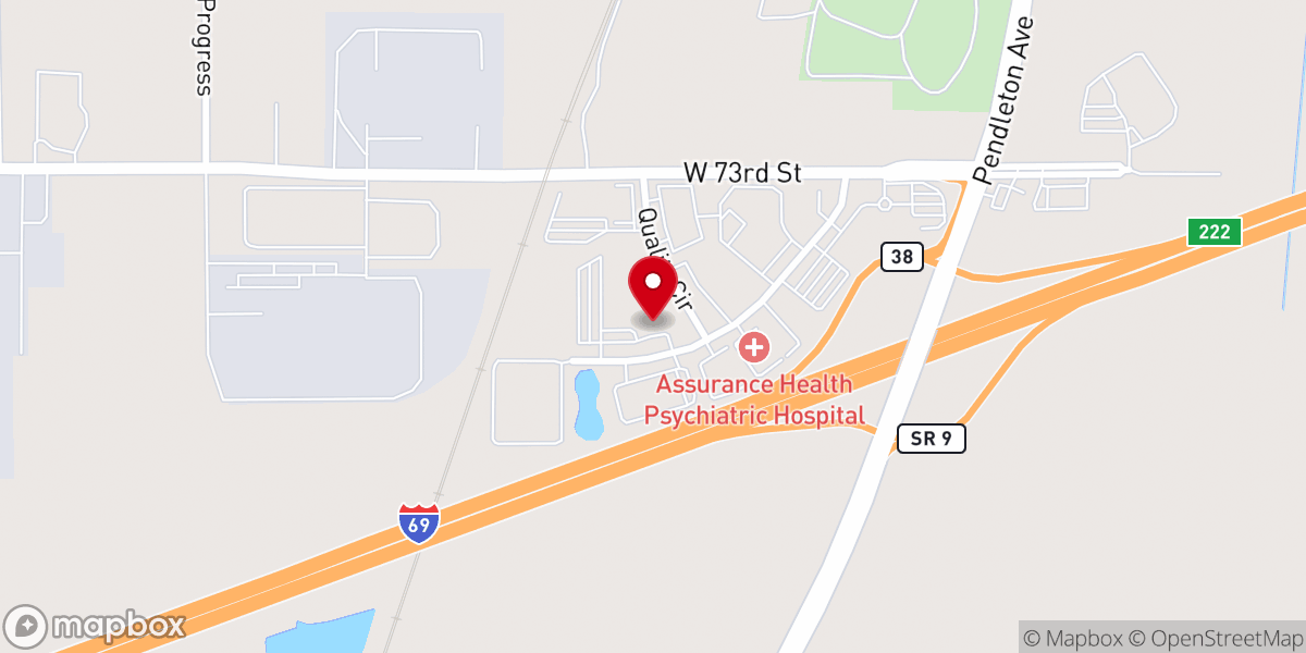 Map showing location of Church of God Ministries, Inc.