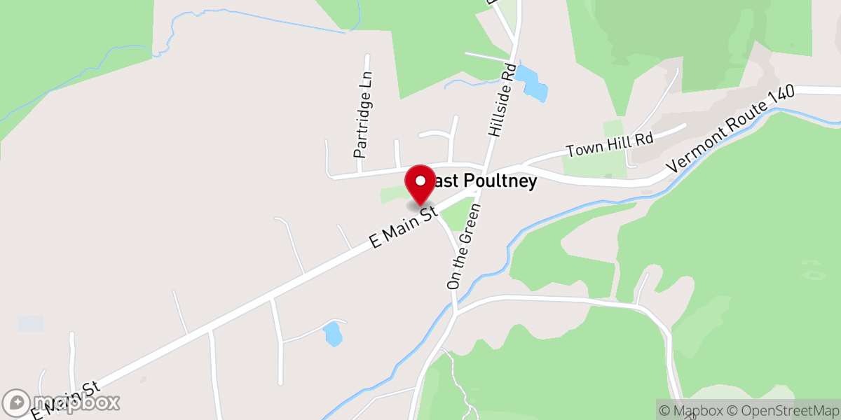 Map showing location of Saint John Episcopal Church