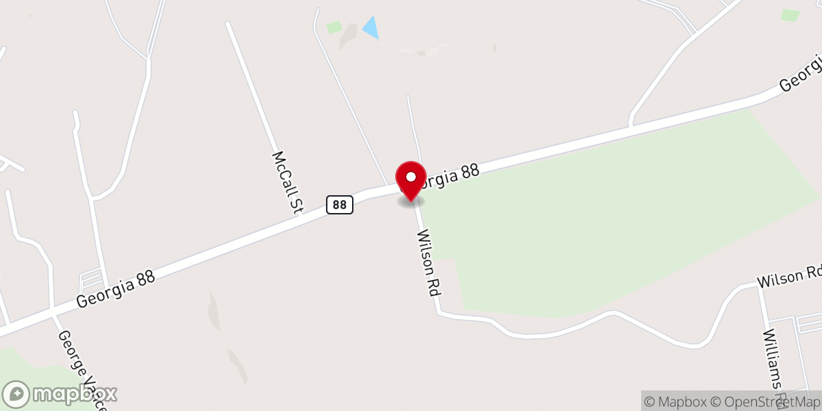 Map showing location of Faith Family Life Center