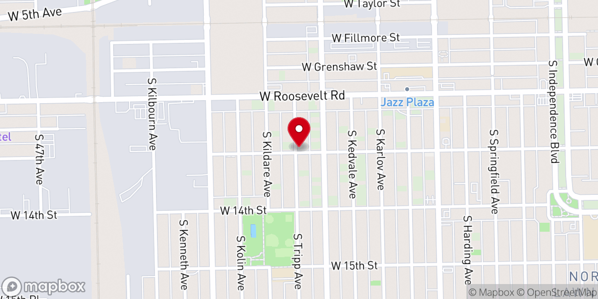 Map showing location of Jesus Word Center Church