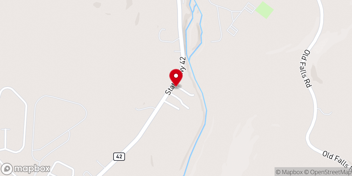 Map showing location of First Church of God