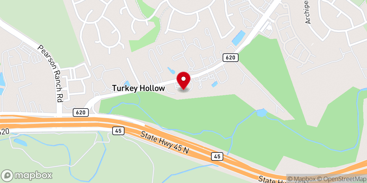 Map showing location of North Side at Austin Christian