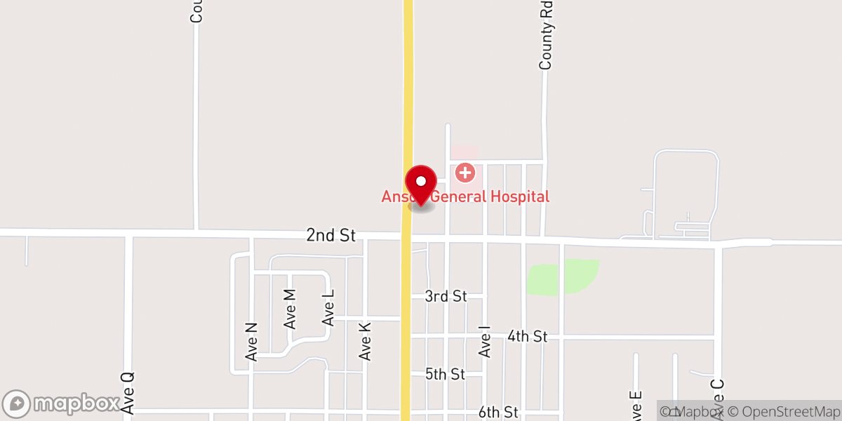 Map showing location of Bethel Assembly Church