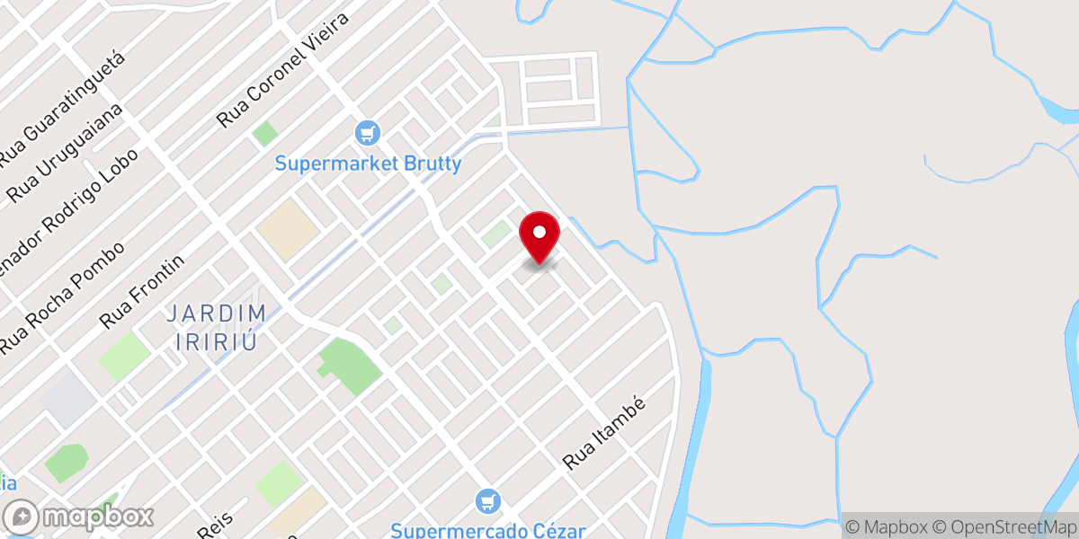 Map showing location of Paróquia São João Batista