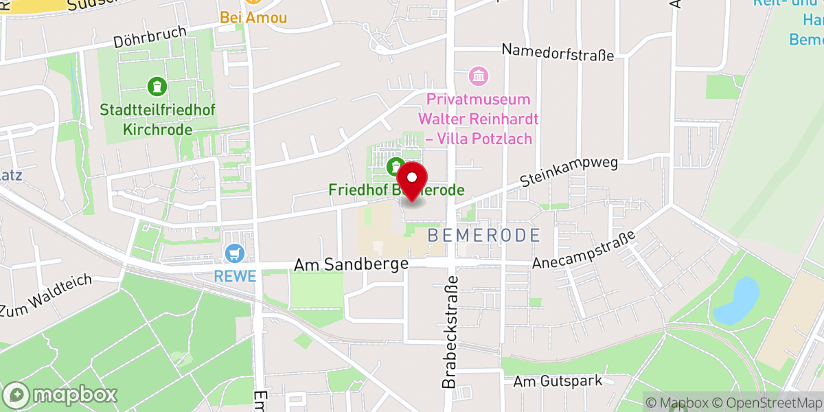 Map showing location of St.-Johannis-Kirche