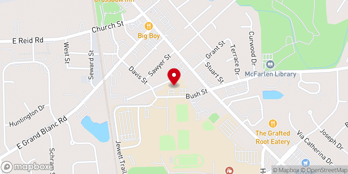 Map showing location of St. Joseph Center