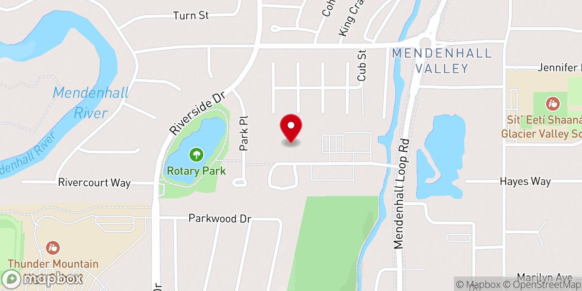 Map showing location of Aldersgate United Methodist Church