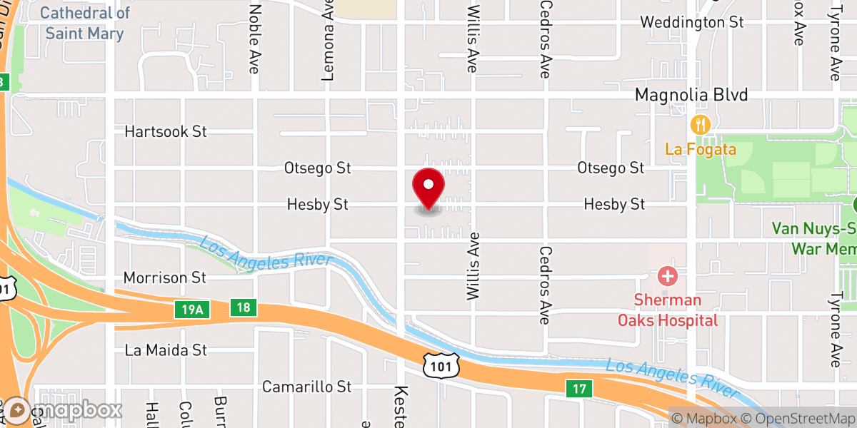 Map showing location of El Palacio Del Rey Inc
