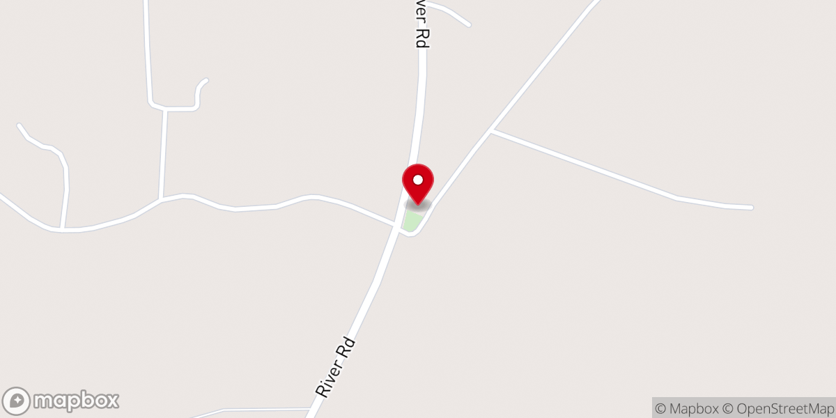 Map showing location of New Everdale Church