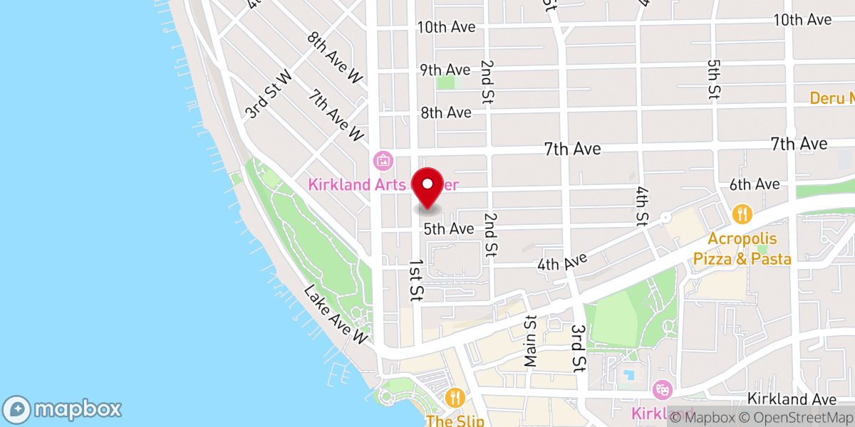 Map showing location of United Church of Christ