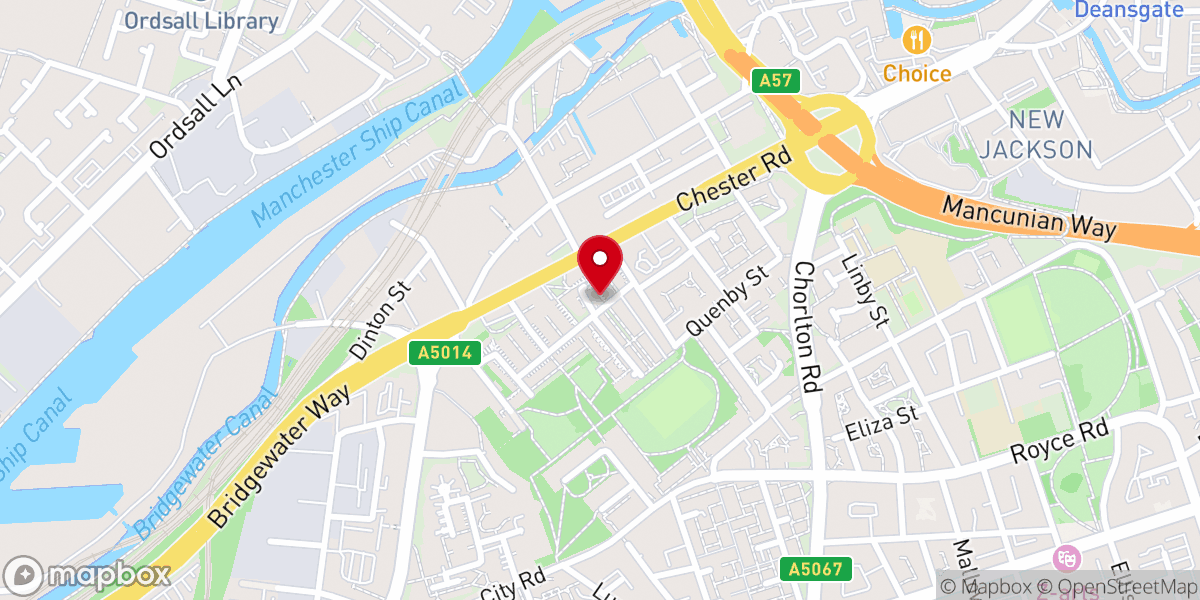 Map showing location of New Hope International Ministry