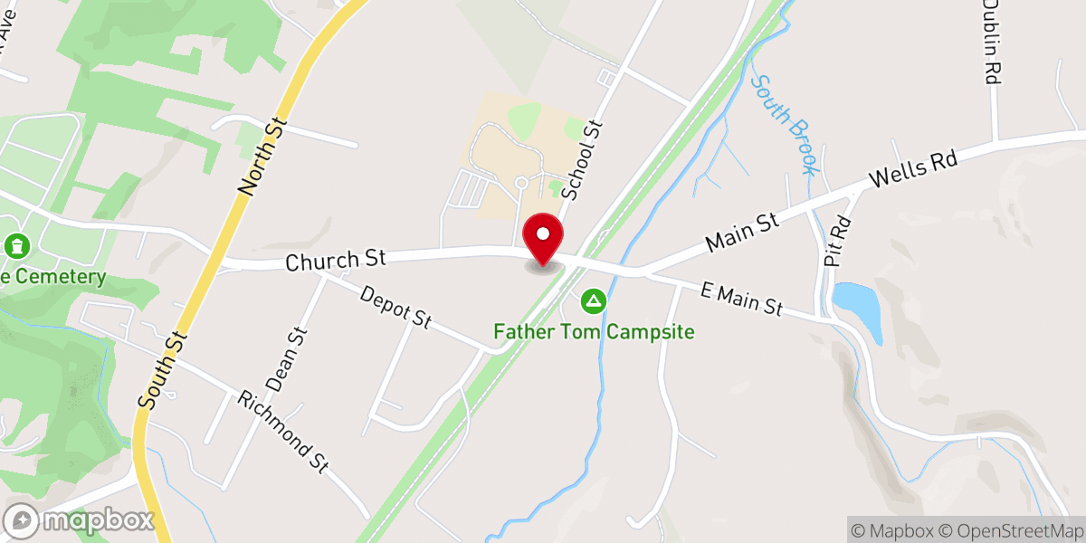 Map showing location of United States Postal Service