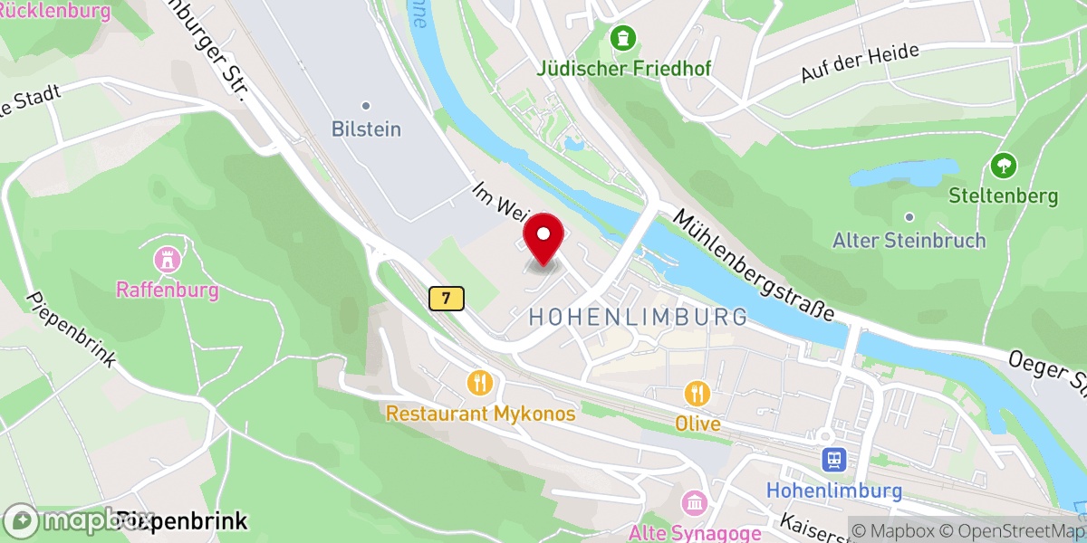 Map showing location of St. Bonifatius