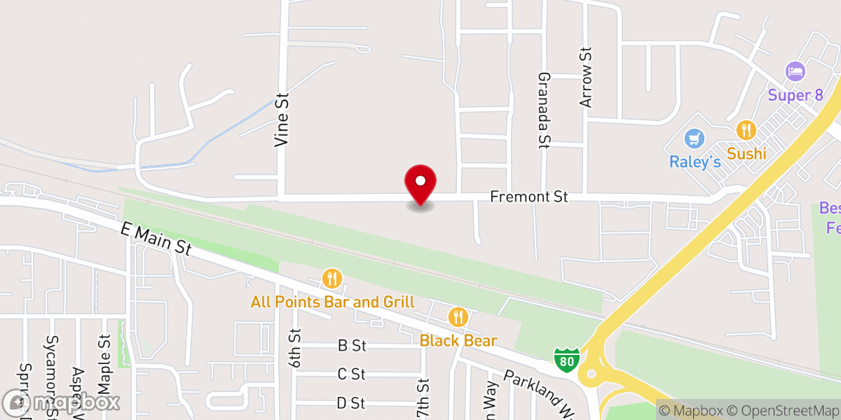 Map showing location of Calvary Chapel Fernley