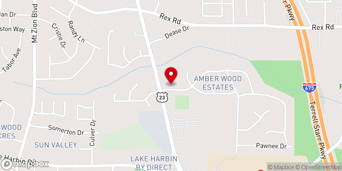 Map showing location of Total Renewal Church
