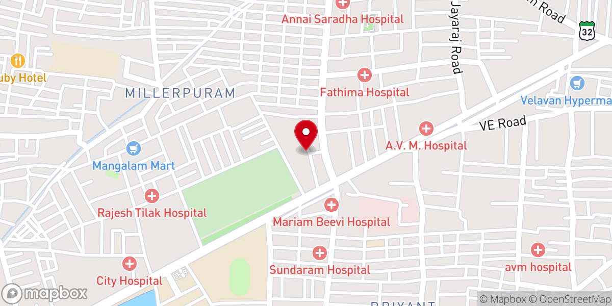 Map showing location of Christian Faith General Assembly Church