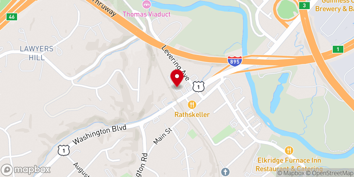 Map showing location of POWER RESTORATION CHAPEL