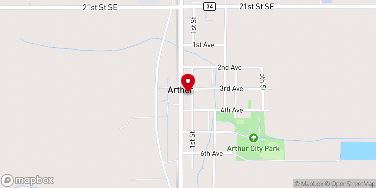 Map showing location of Kelly's Cafe