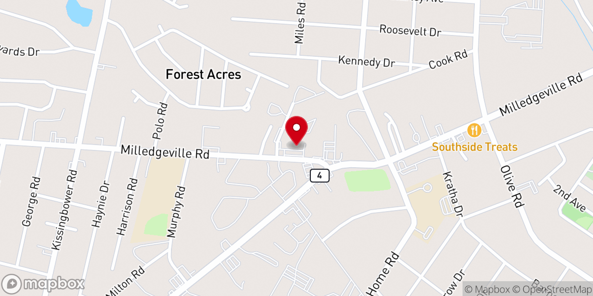 Map showing location of Word of Faith Christian Fellowship Church