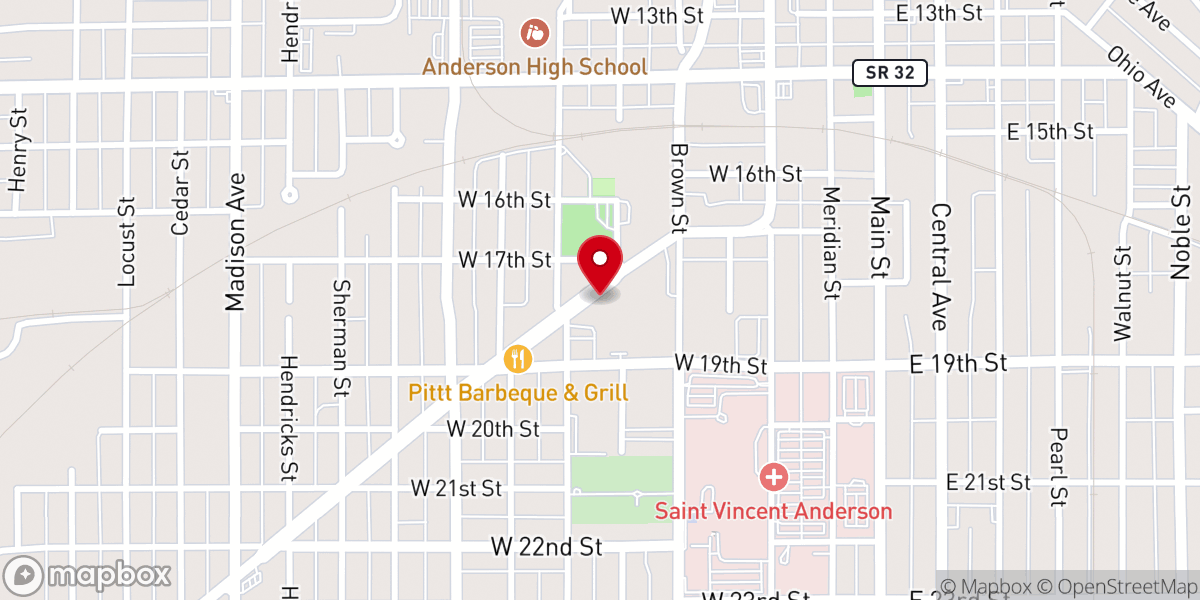 Map showing location of Bethesda Temple