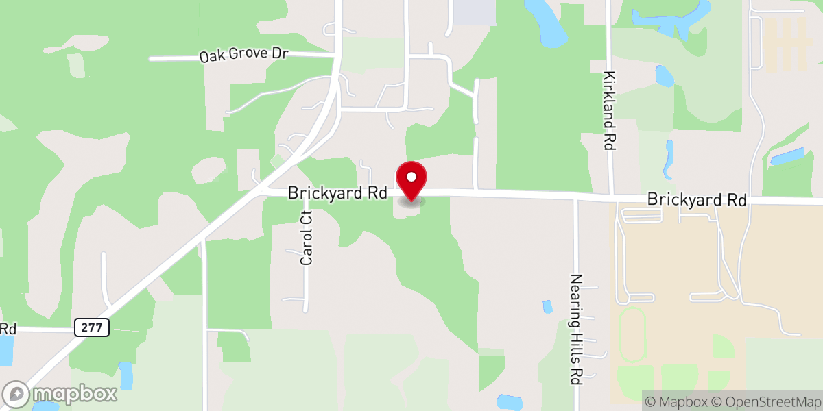 Map showing location of West Florida Baptist Association