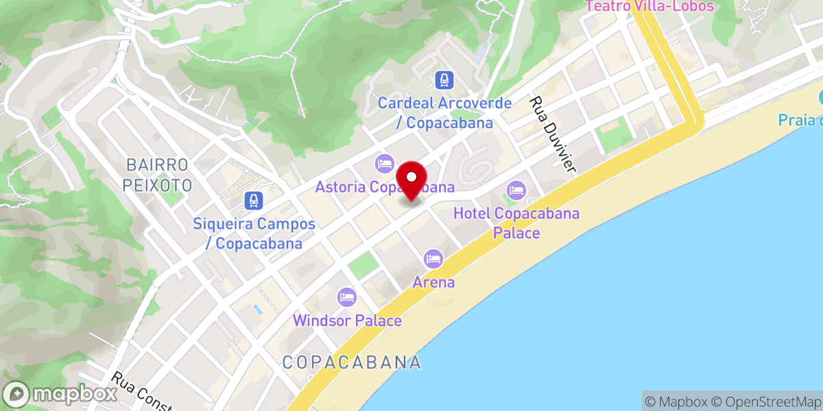 Map showing location of Igreja Evangélica Assembleia de Deus de Copacabana