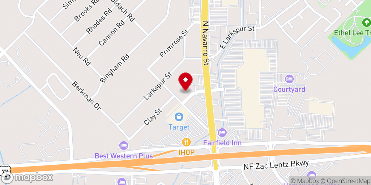 Map showing location of Crossroads Emmaus Community