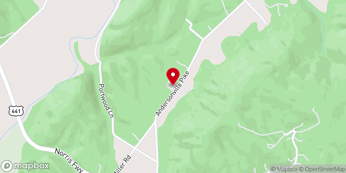 Map showing location of Pleasant Gap Church