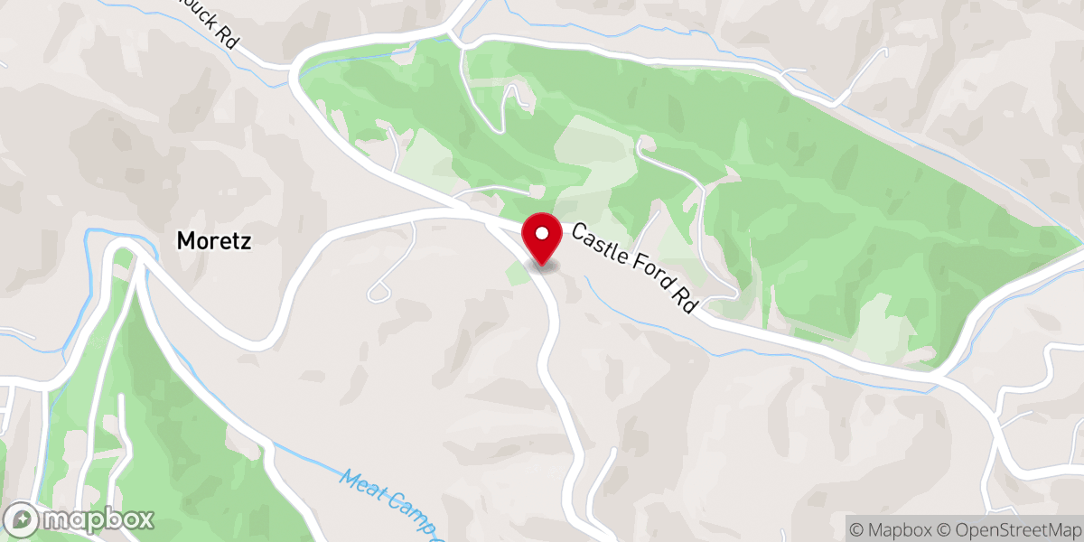 Map showing location of Bethelview United Methodist Church