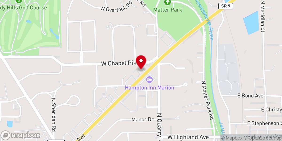 Map showing location of Masters Own Corporation