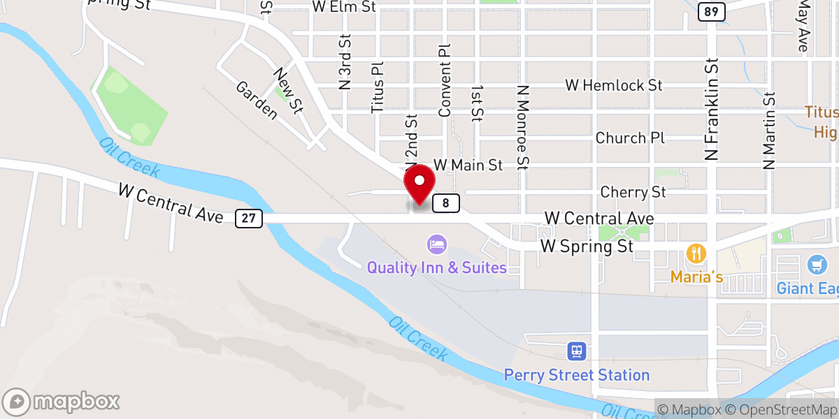 Map showing location of ALLIANCE CHURCH