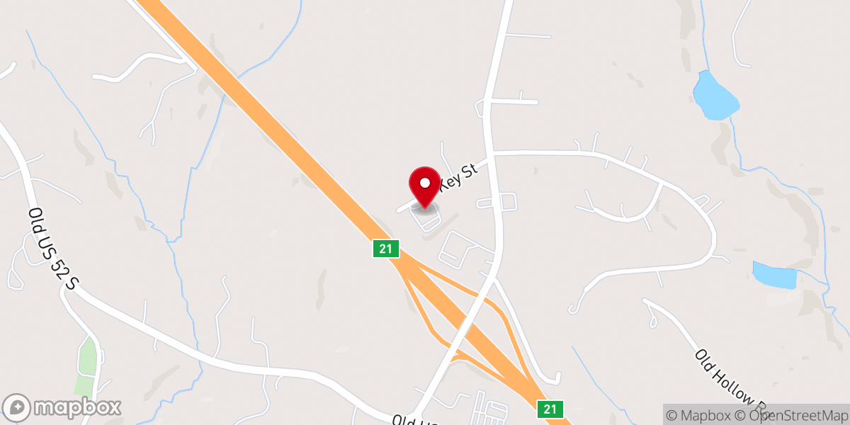Map showing location of Freedom & Liberty Worship Center