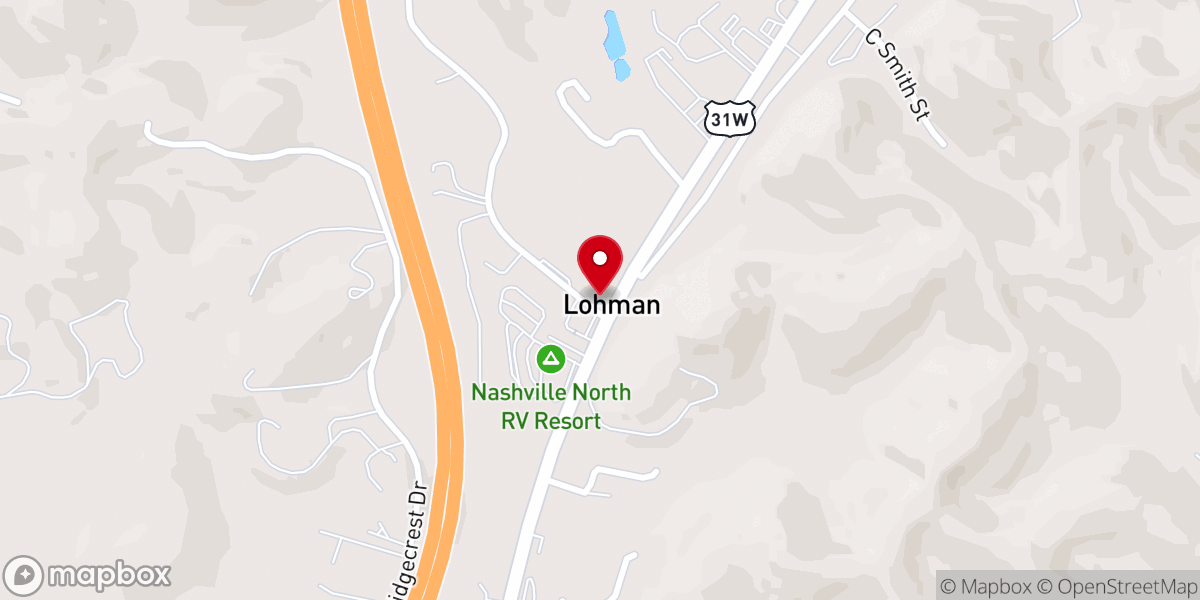 Map showing location of Millersville Community Church
