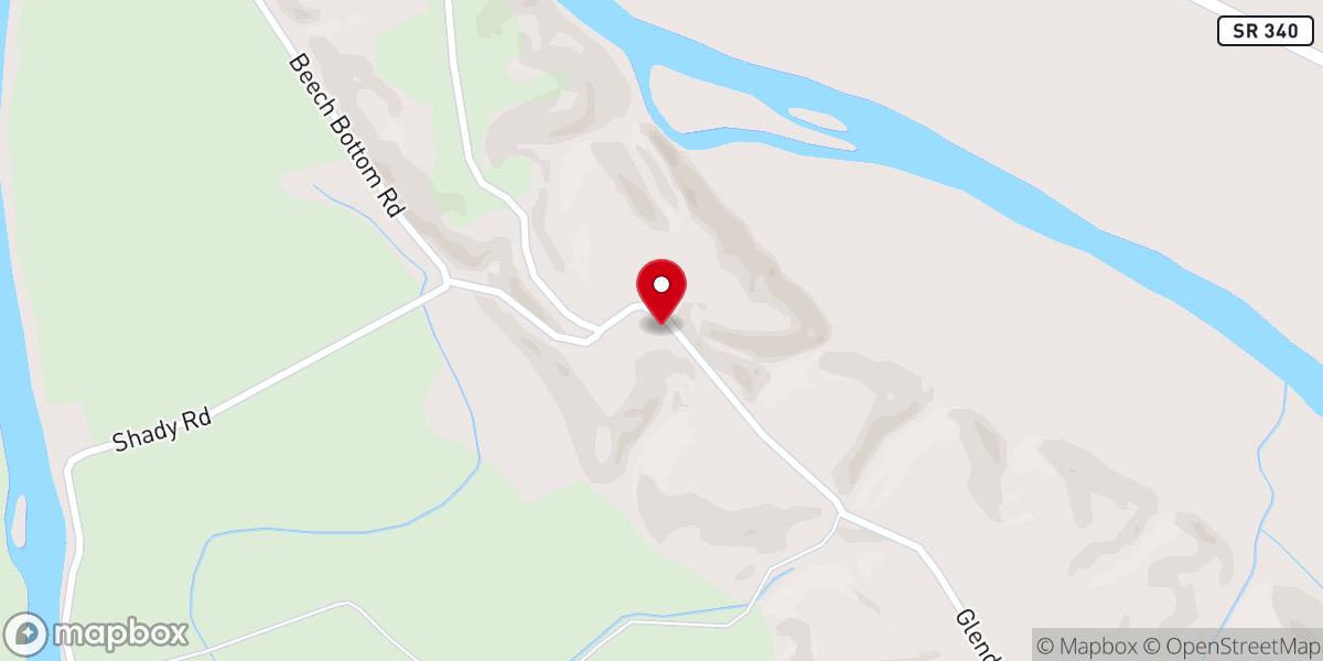 Map showing location of Faith Mission