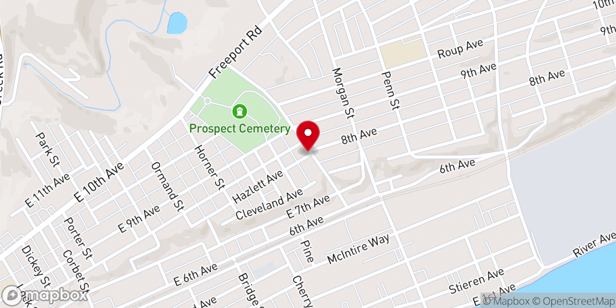 Map showing location of Saved By Grace