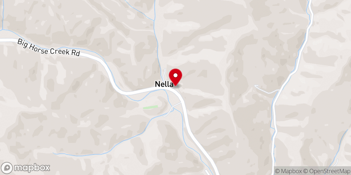 Map showing location of New Bethel Baptist Church