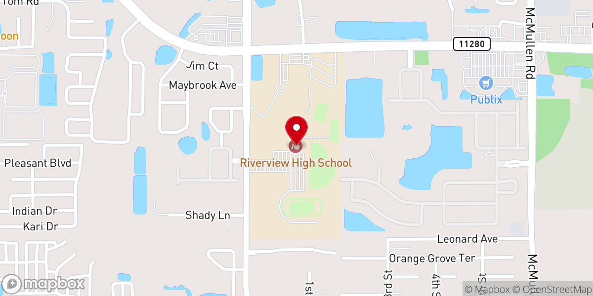 Map showing location of Harvest Community Church