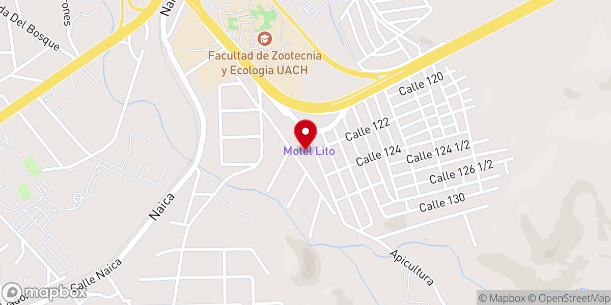 Map showing location of San Miguel Arcangel