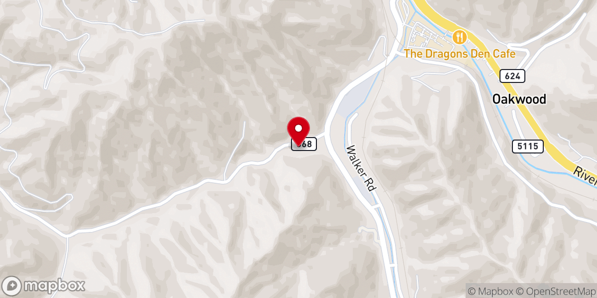 Map showing location of Full Gospel Ministries Church