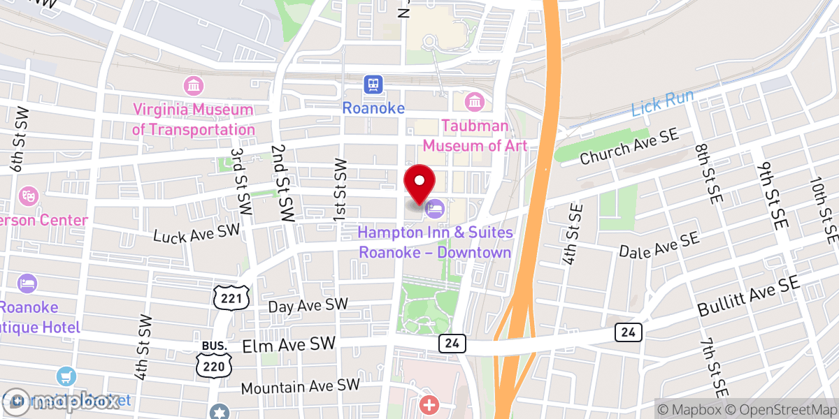 Map showing location of Stock Bistro & Bar