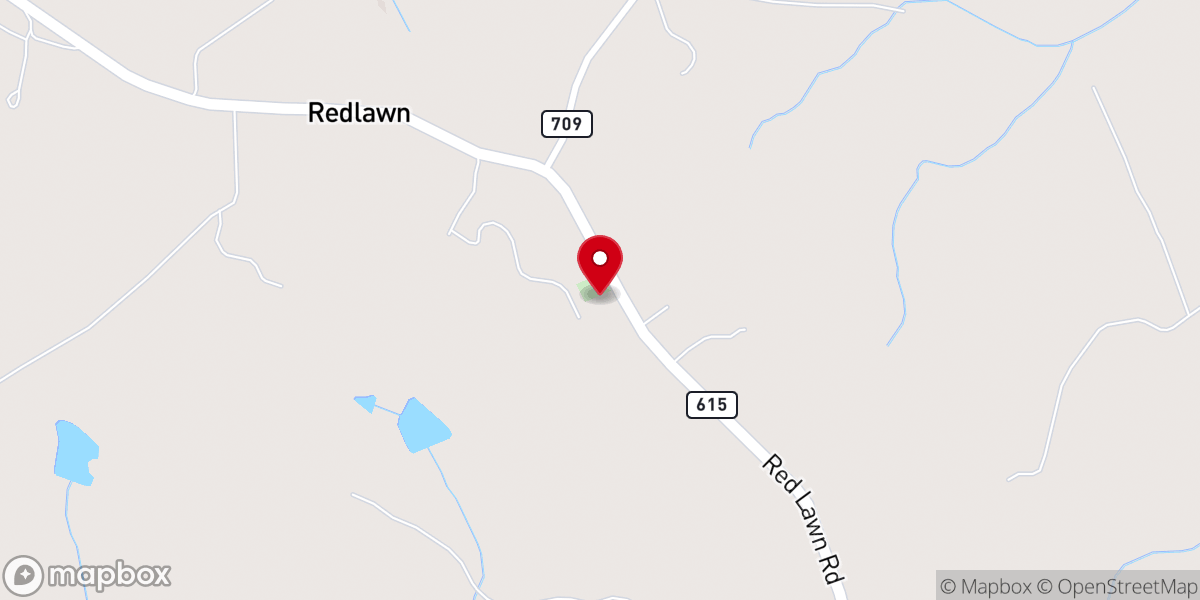 Map showing location of Venture Grove Baptist Church