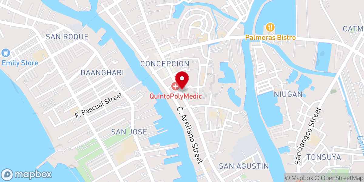 Map showing location of MCGI Concepcion, Malabon