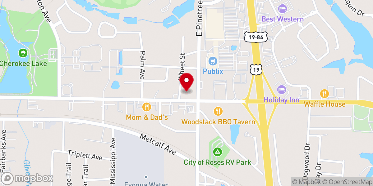 Map showing location of Clifford Temple CME Church